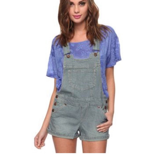Forever 21 Denim - Forever 21 denim overall shorts